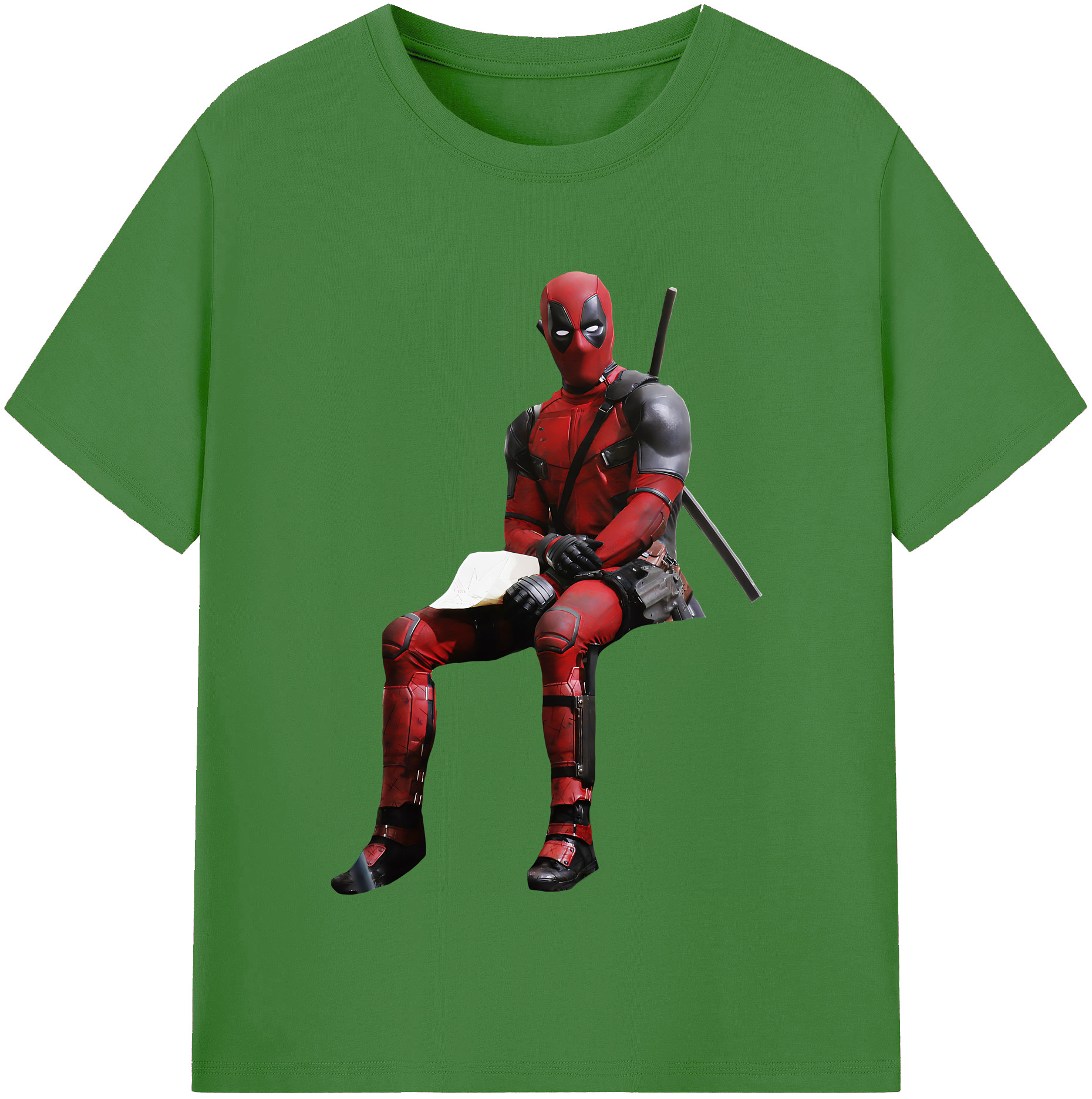 （画像用） Deadpool デッドプール レディースカジュアルプリントTシャツ（綿100％）